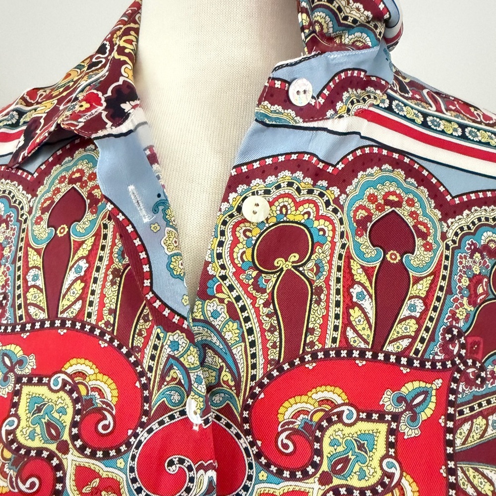 Zara Multicolor Patterned Blouse - Picture 3 of 5